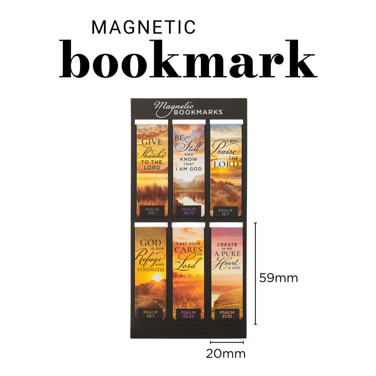 Scenic Six-Piece Magnetic Bookmark Set