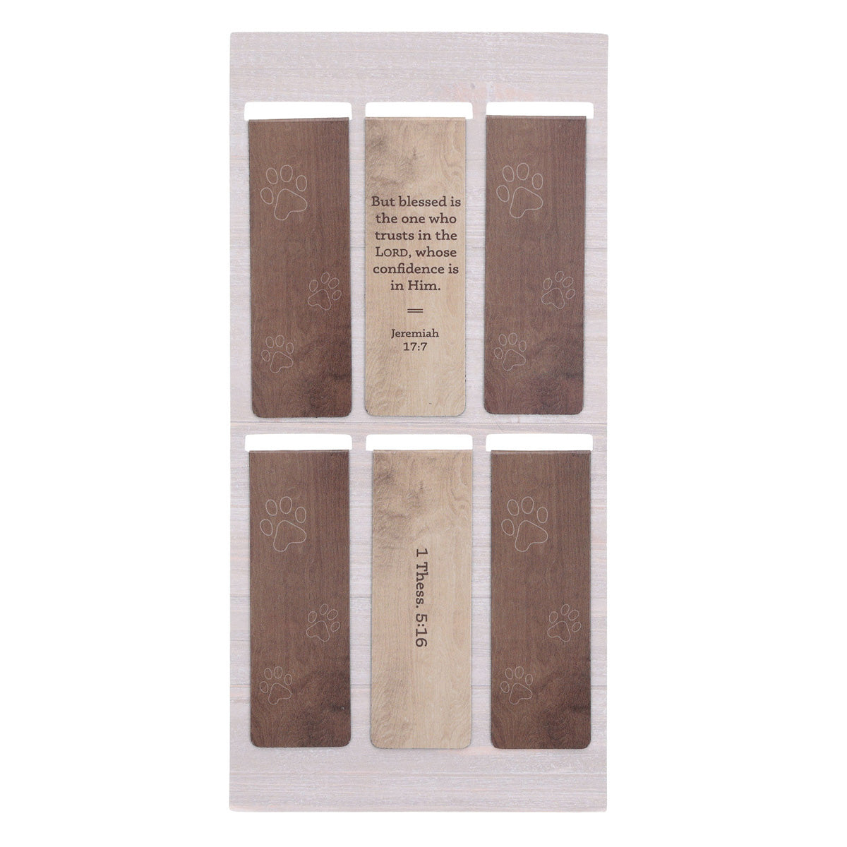 Puppies Six-Piece Magnetic Bookmark Set