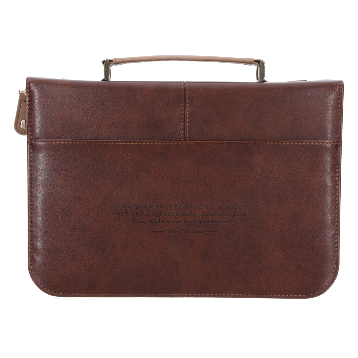 Man of God Faux Leather Bible Bag