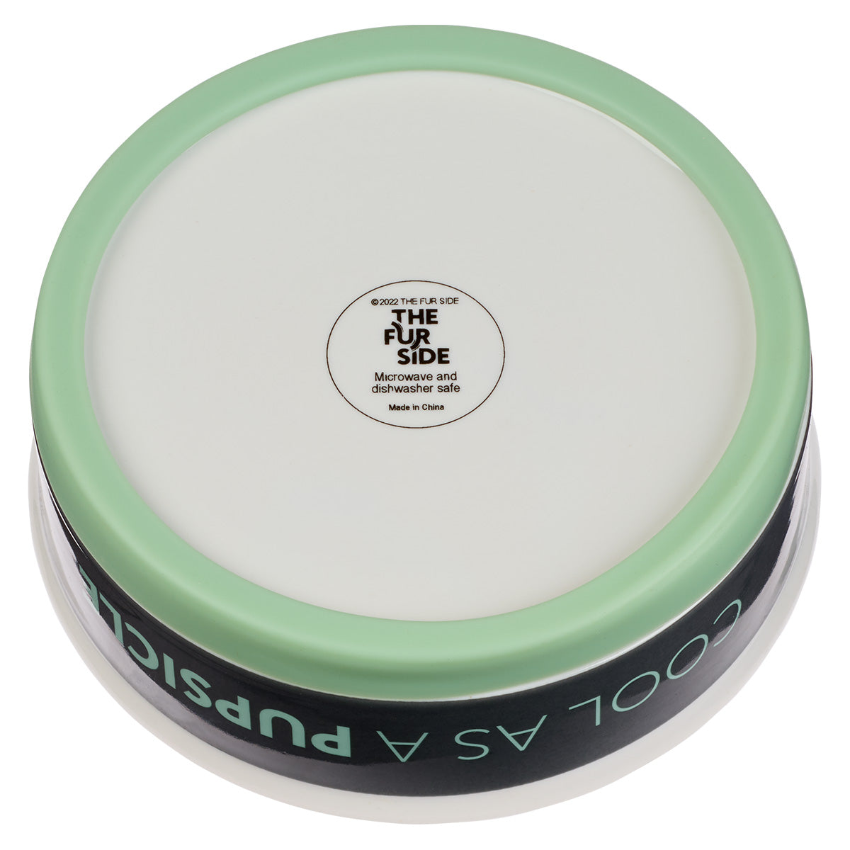 Cool As A Pupsicle Grey Small Ceramic Pet Bowl