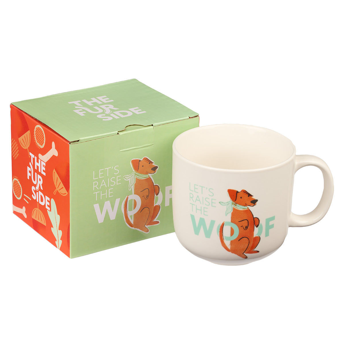 Let's Raise The Woof Ceramic Mug