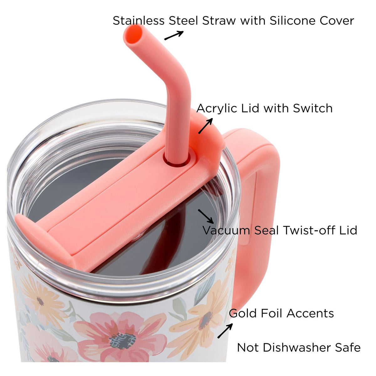 Travel Mug - Teachers Plant Seeds That Grow Forever (Stainless Steel, Large)