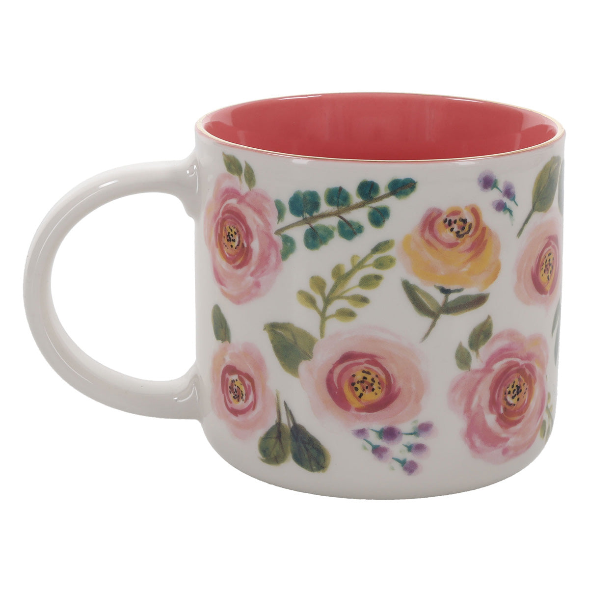 You're Amazing Pink Floral Ceramic Mug