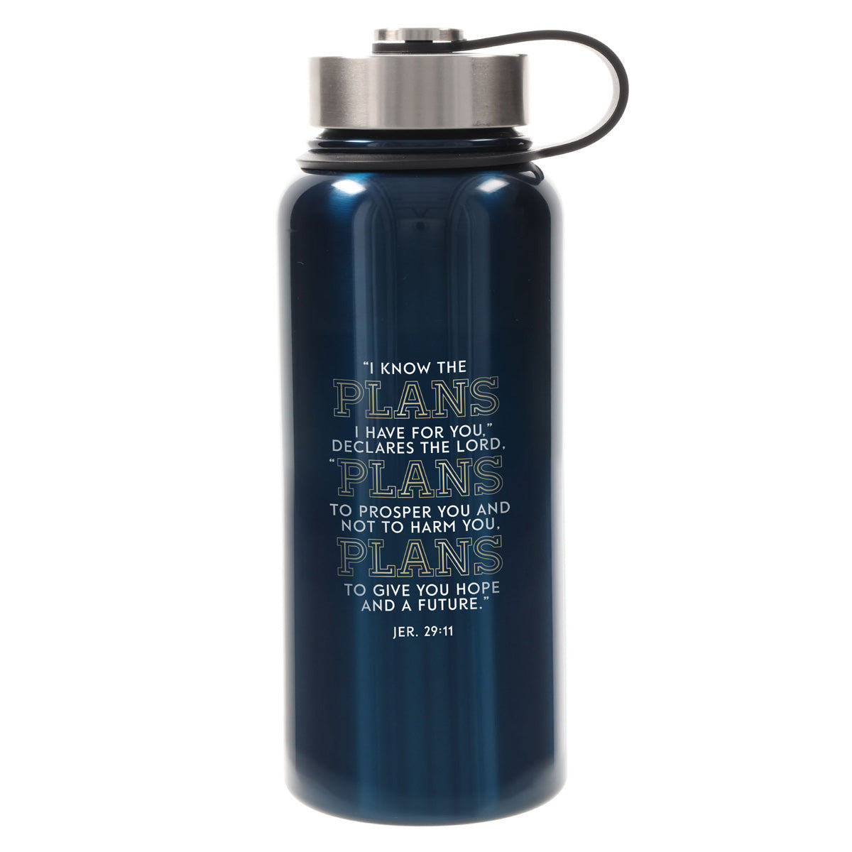 I Know the Plans I Have for You Stainless Steel Water Bottle