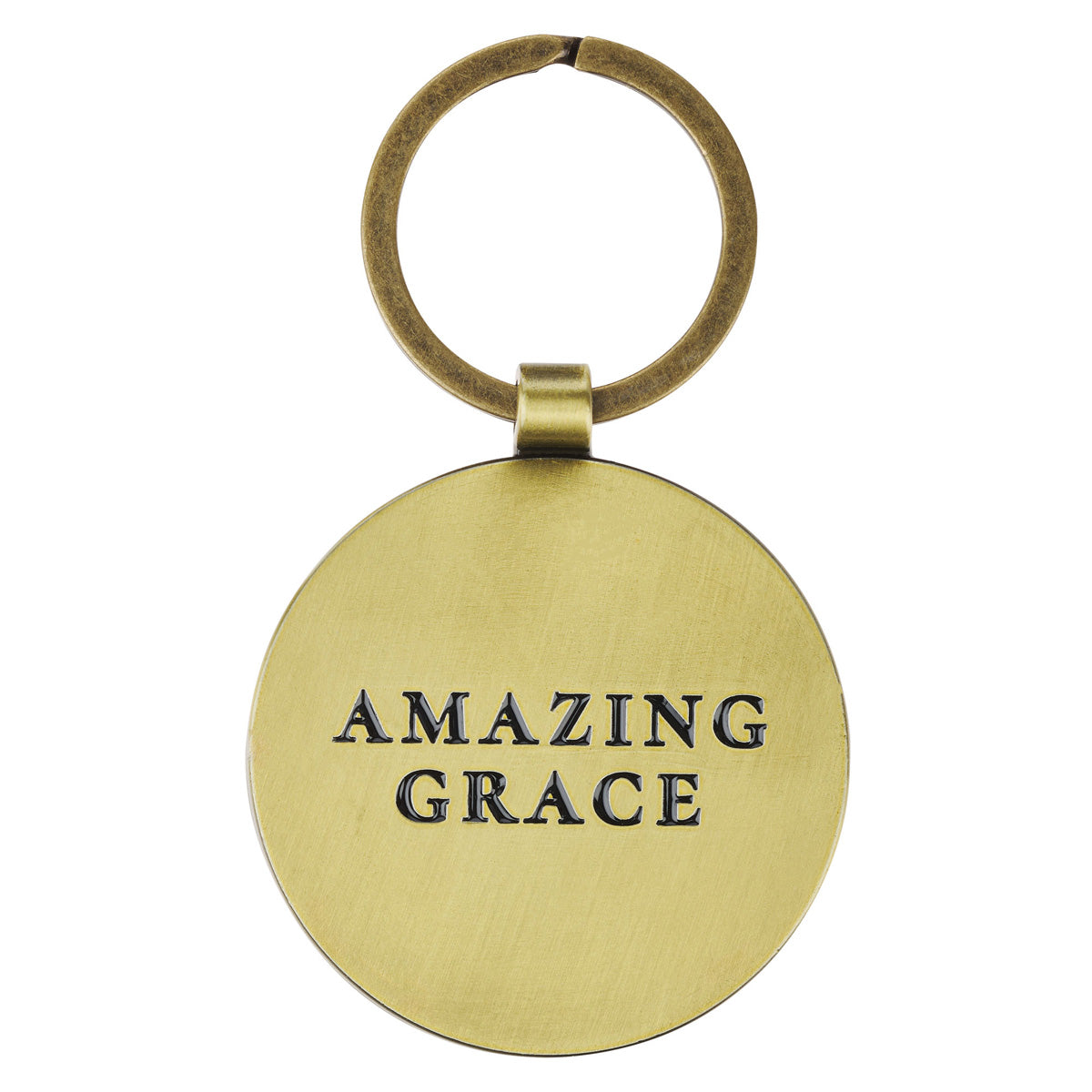Amazing Grace Crown of Thorns Metal Key Ring