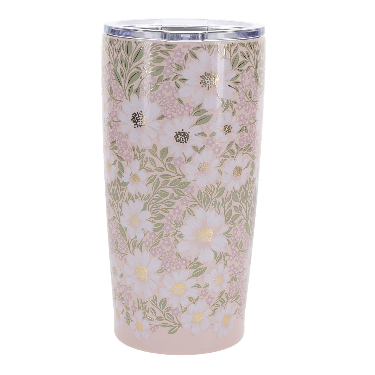 May the Lord Bless You and Keep You Pink Floral Stainless Steel Travel Mug