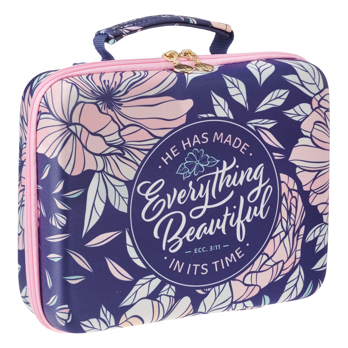 He Has Made Everything Beautiful in Its Time Hardcover Organizer Bible Case