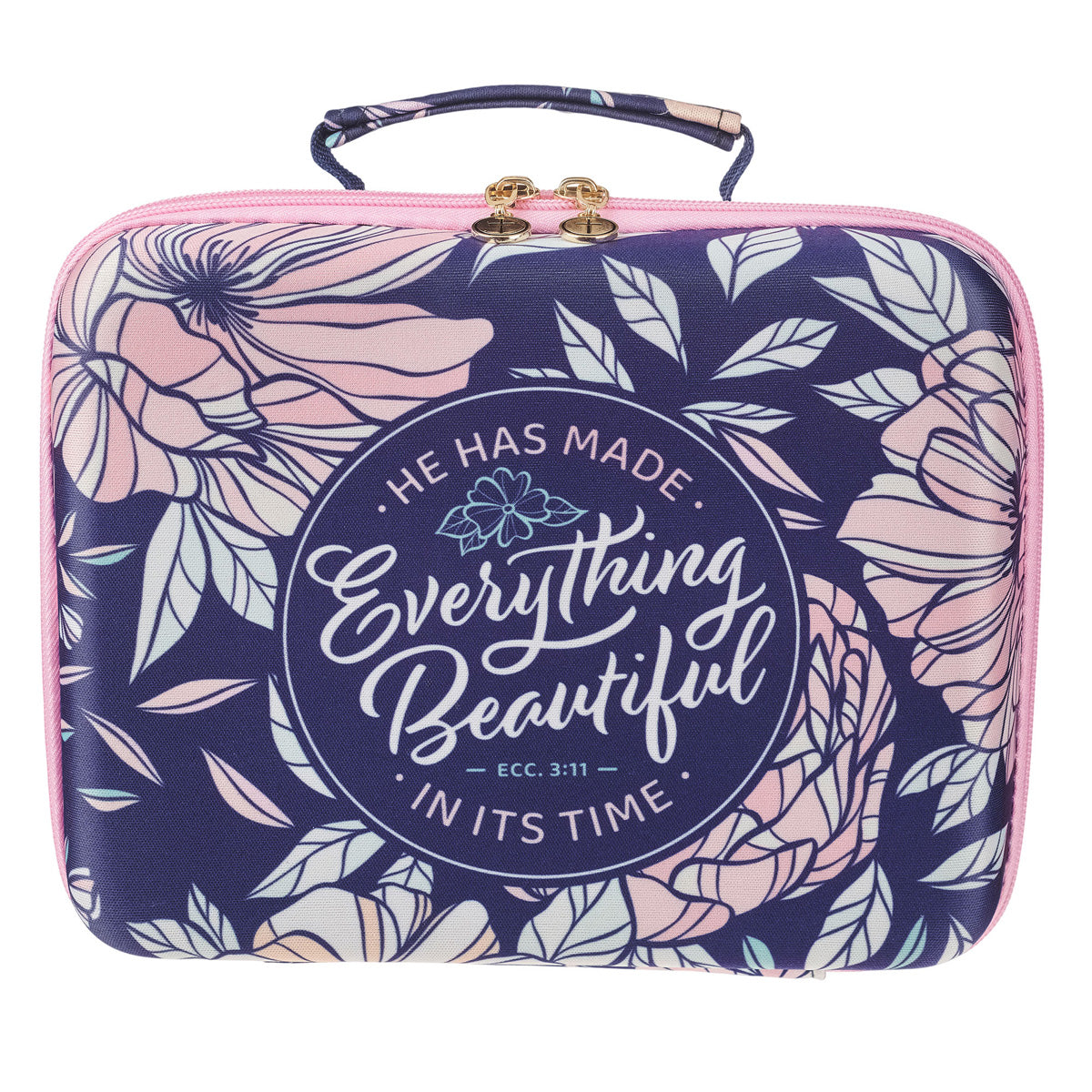 He Has Made Everything Beautiful in Its Time Hardcover Organizer Bible Case