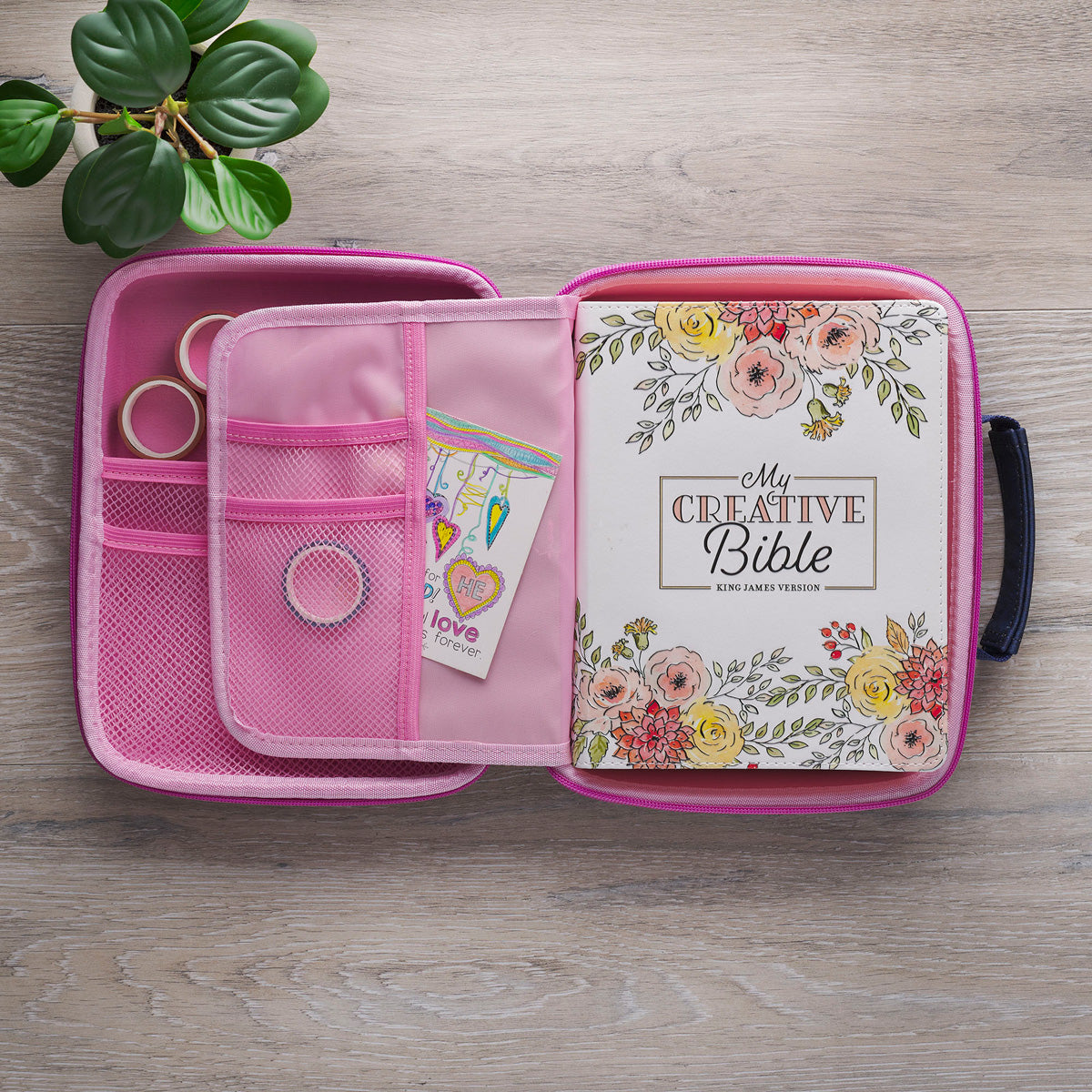 With God All Things Are Possible Hardcover Organizer Bible Case