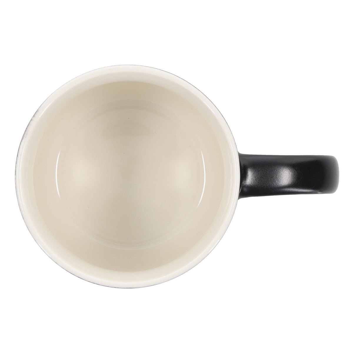 A Man's Heart Plans His Way Black Ceramic Mug