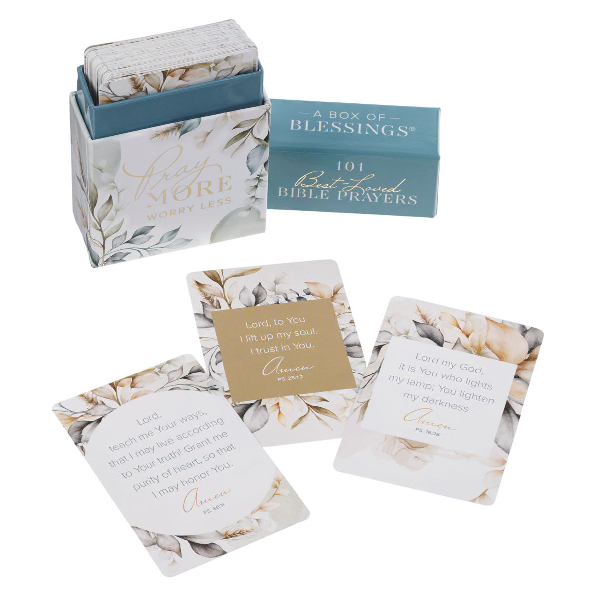 101 Best-Loved Bible Prayers - Pray More Worry Less Boxed Cards