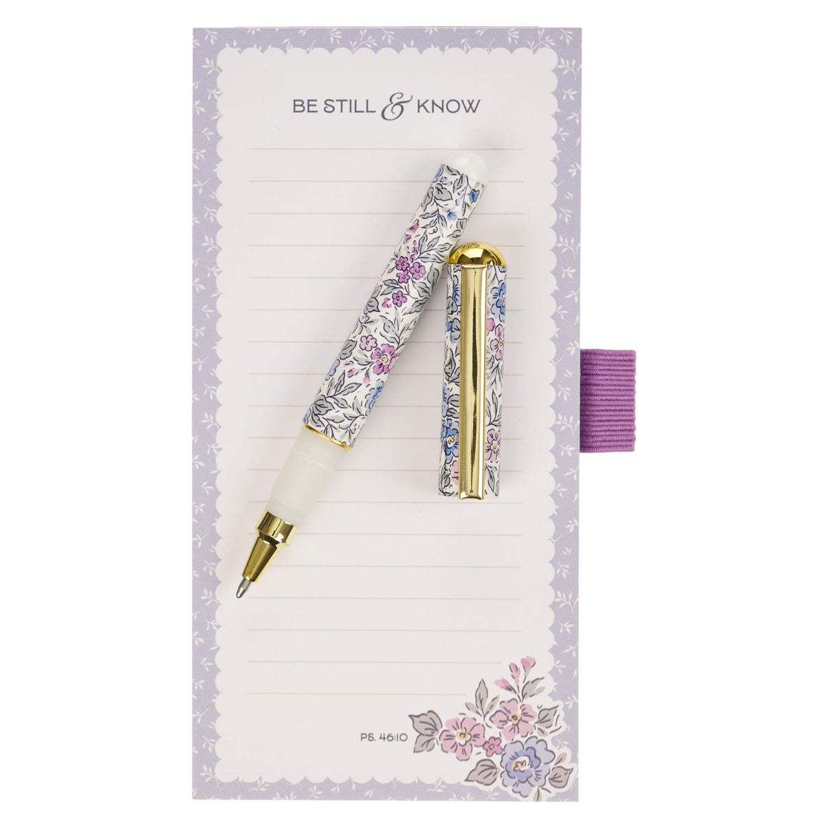 Be Still and Know Magnetic Notepad with Pen