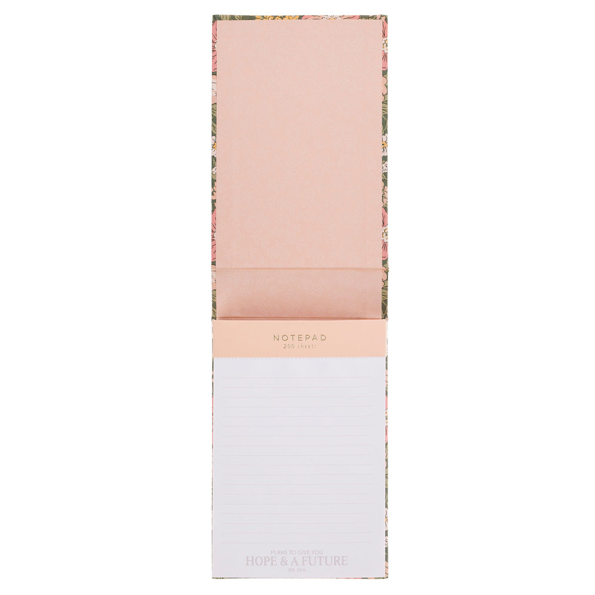 Hope and a Future Floral Hardcover Notepad