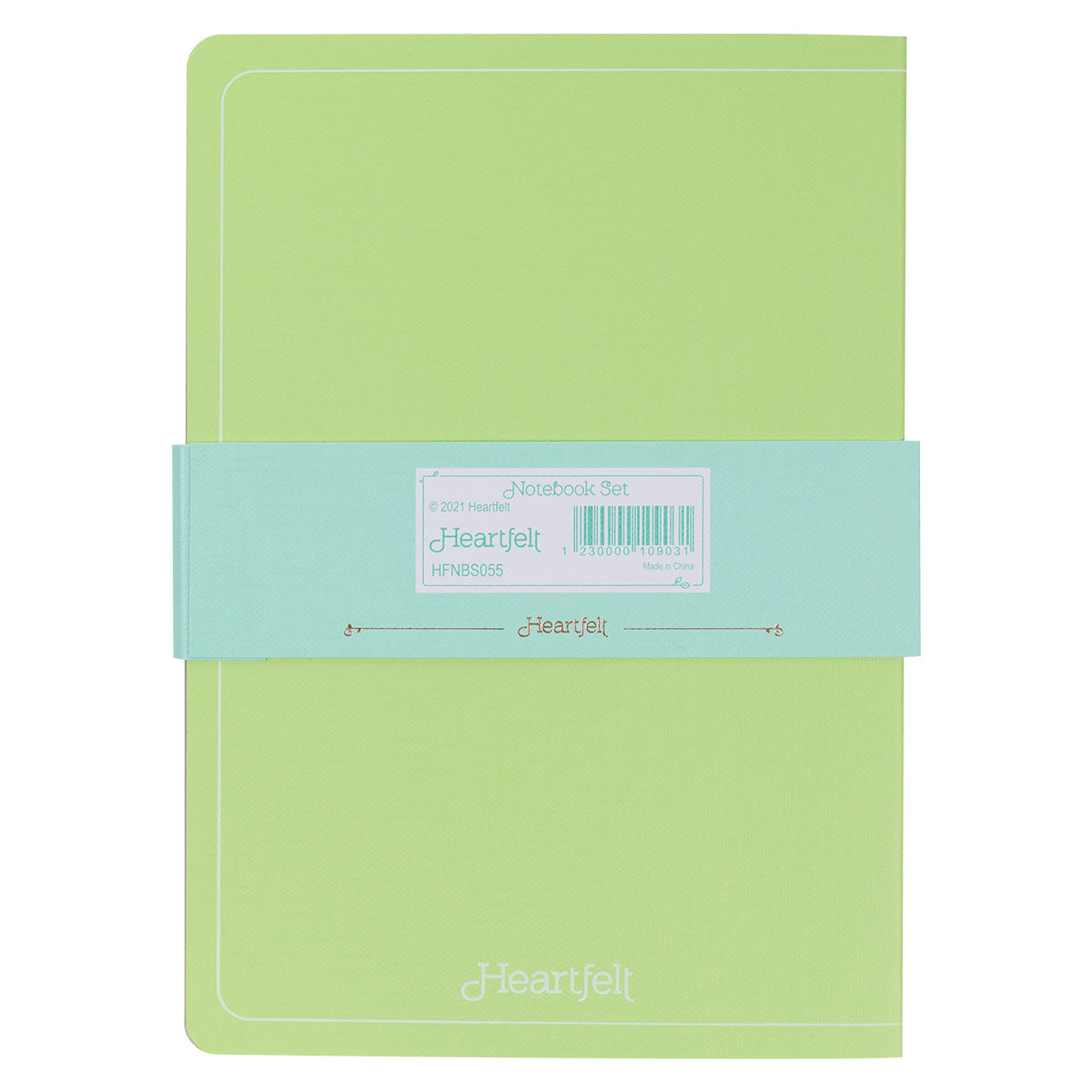 Courage Dear Heart Citrus Leaves Two-Piece Notebook Set