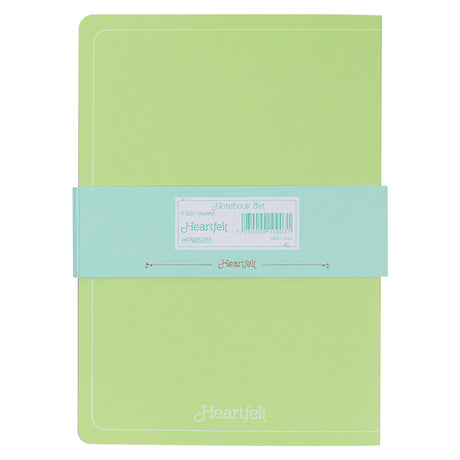Courage Dear Heart Citrus Leaves Two-Piece Notebook Set