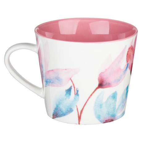 Make Every Day Count Pink Petals Ceramic Mug