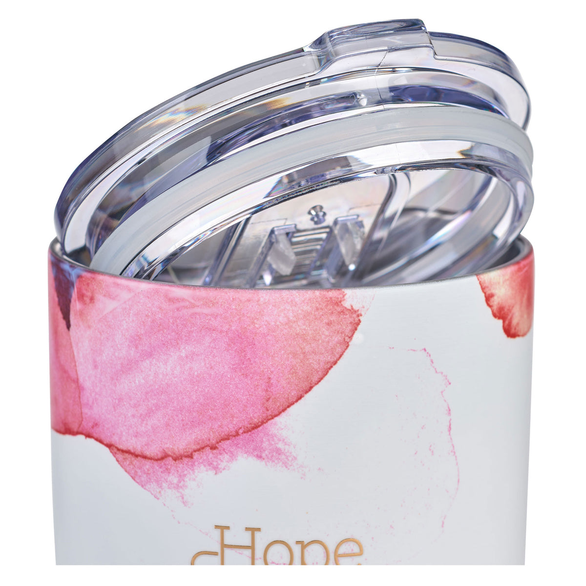 Hope Anchors the Soul Coral Poppies Stainless Steel Mug