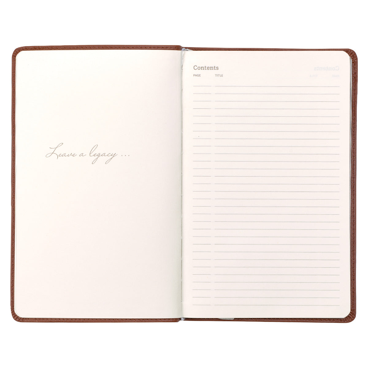 Leatherpress Chesterfield Tan Large Genuine African Leather Journal