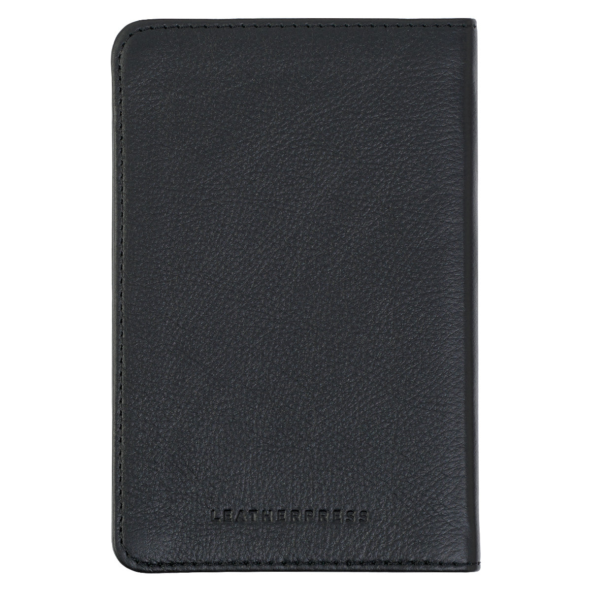 Leatherpress Tuxedo Black Genuine African Leather Pocket Journal