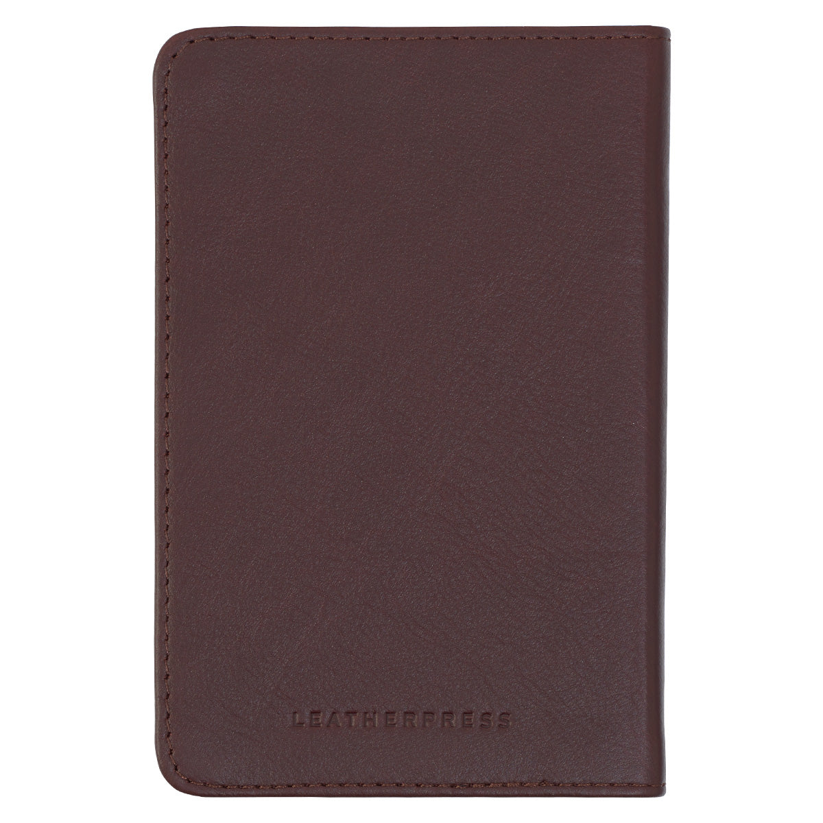 Leatherpress Cacao Brown Genuine African Leather Pocket Journal