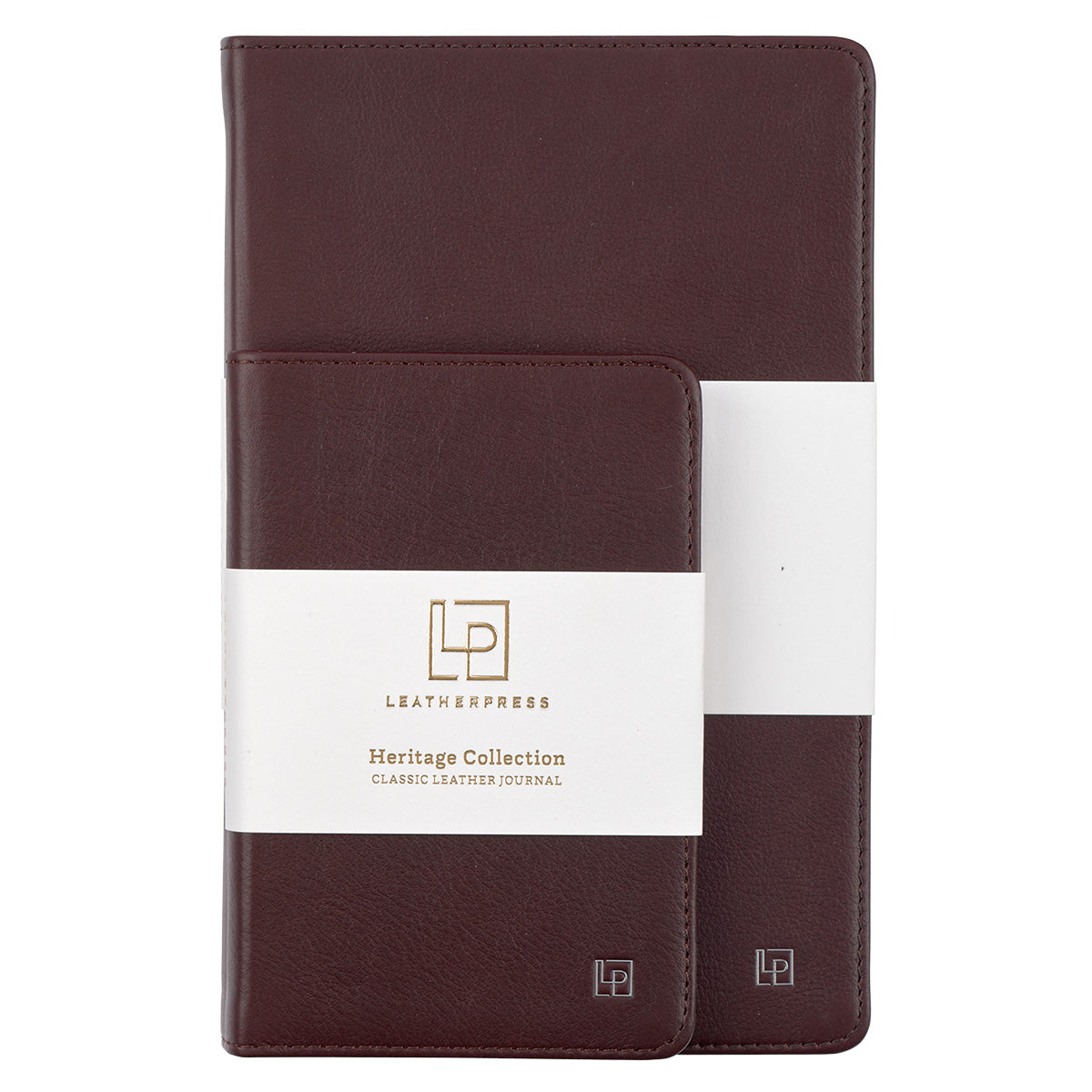Leatherpress Cacao Brown Genuine African Leather Pocket Journal