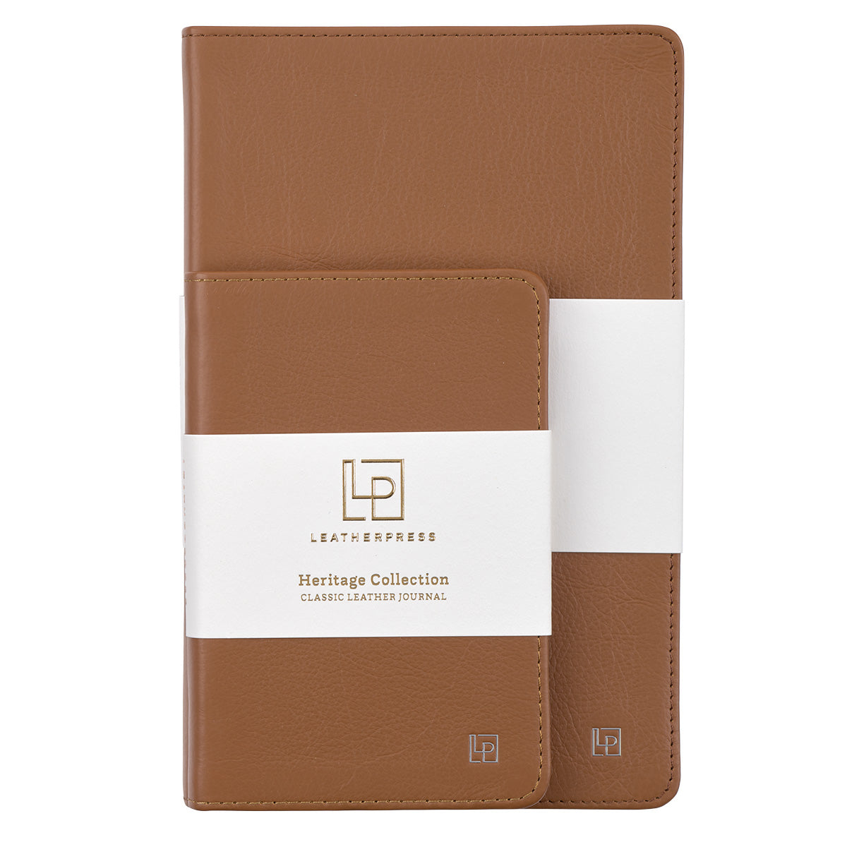 Leatherpress Biscotti Tan Genuine African Leather Pocket Journal