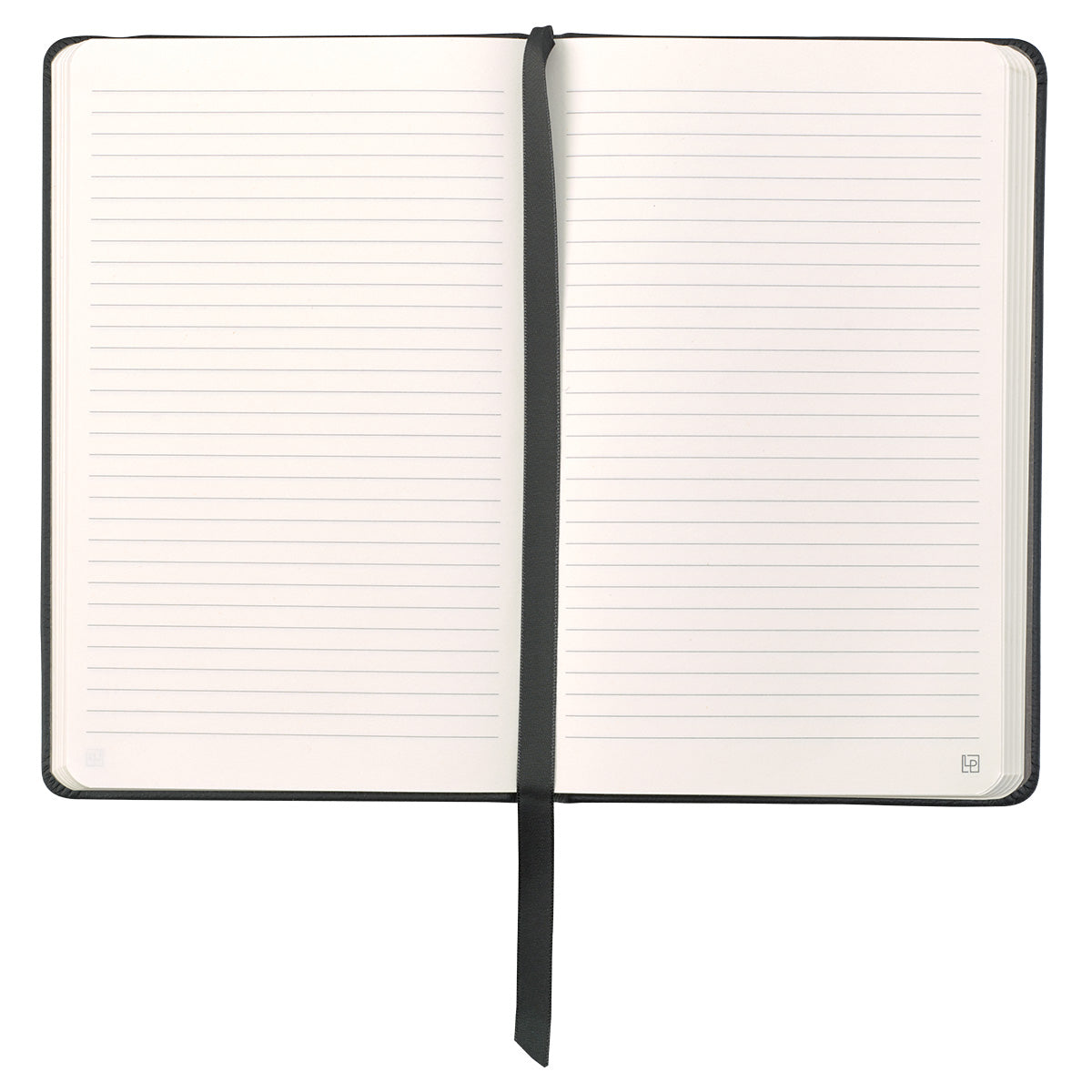 Leatherpress Midnight Black Genuine African Leather Notebook