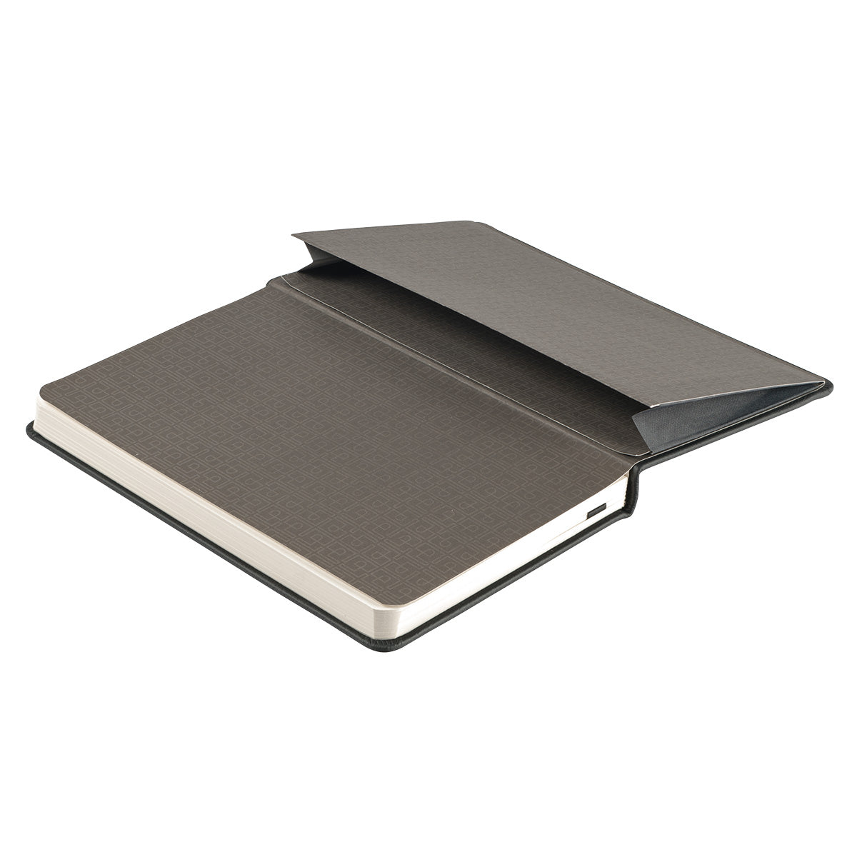 Leatherpress Midnight Black Genuine African Leather Notebook