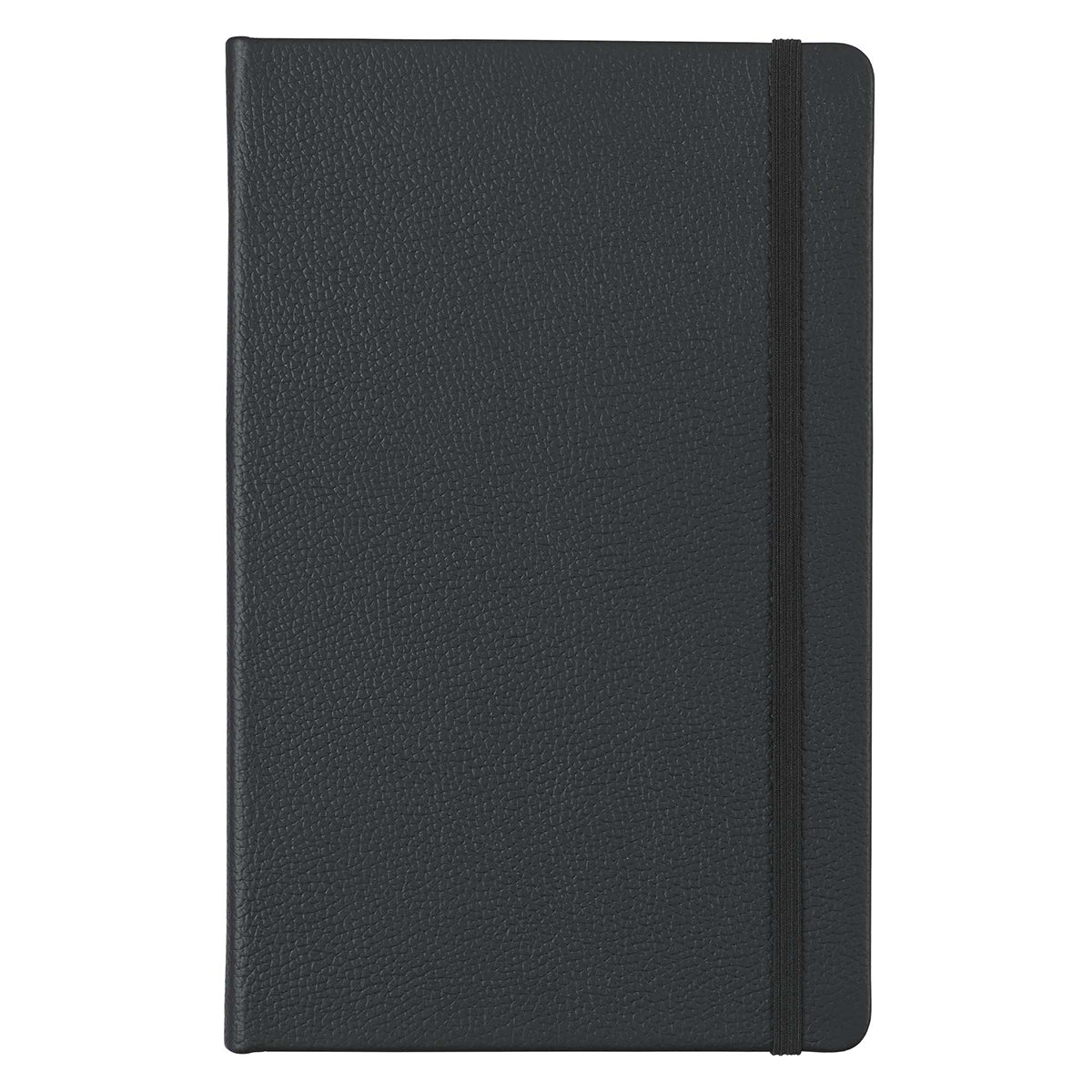 Leatherpress Midnight Black Genuine African Leather Notebook