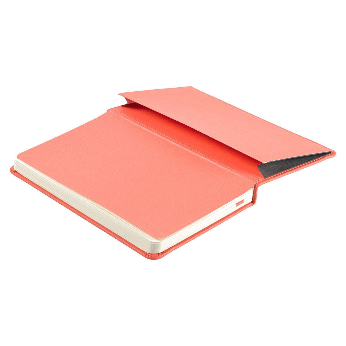 Leatherpress Coral Red Genuine African Leather Notebook