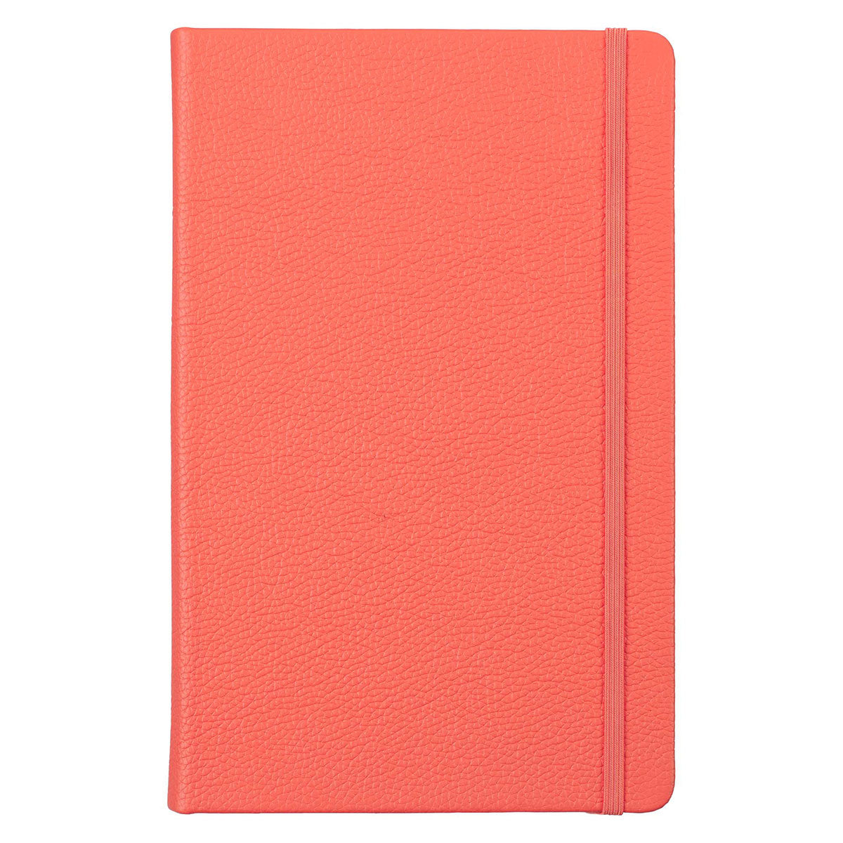 Leatherpress Coral Red Genuine African Leather Notebook