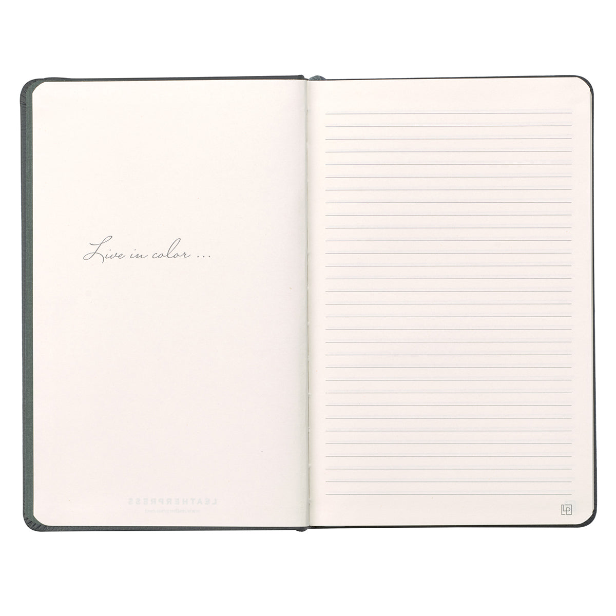 Leatherpress Twilight Grey Genuine African Leather Notebook