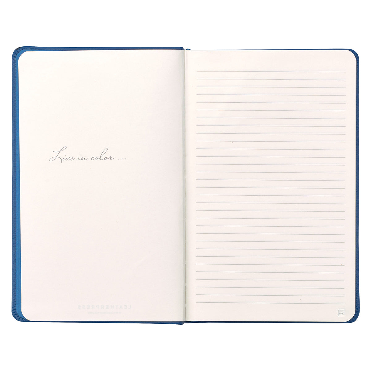 Leatherpress Pacific Blue Genuine African Leather Notebook