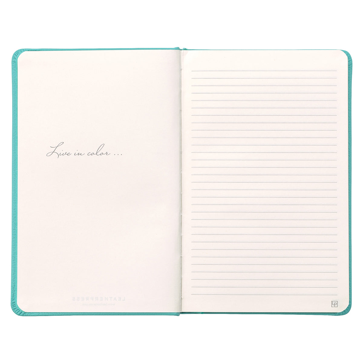 Leatherpress Reef Blue Genuine African Leather Notebook