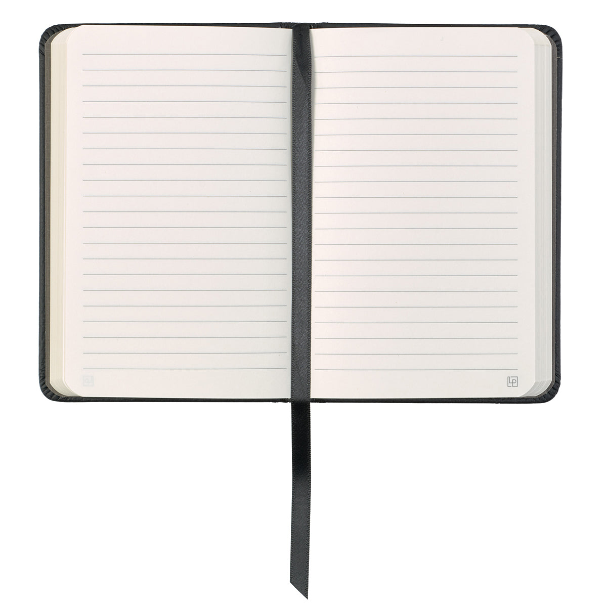 Leatherpress Midnight Black Genuine African Leather Pocket Notebook