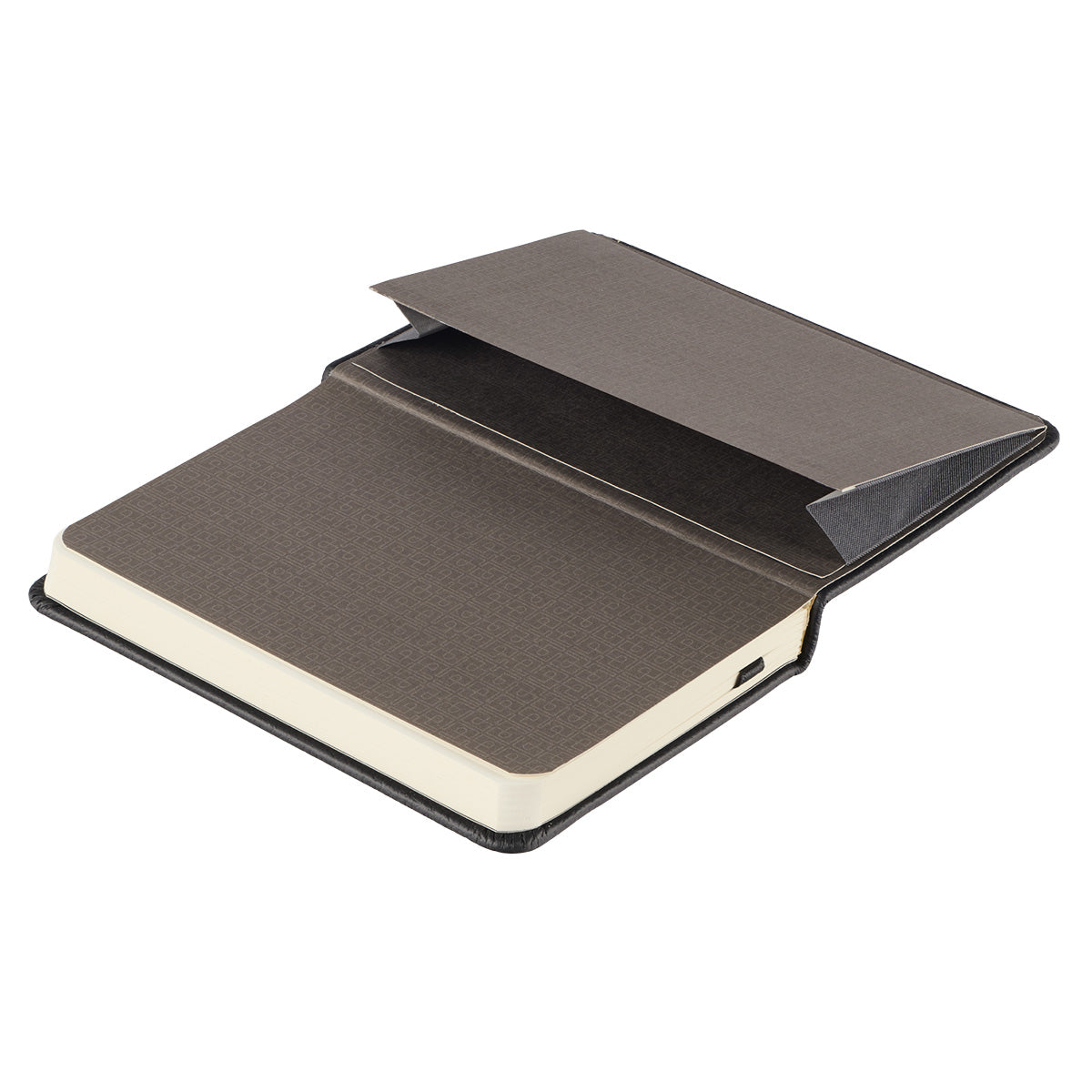 Leatherpress Midnight Black Genuine African Leather Pocket Notebook