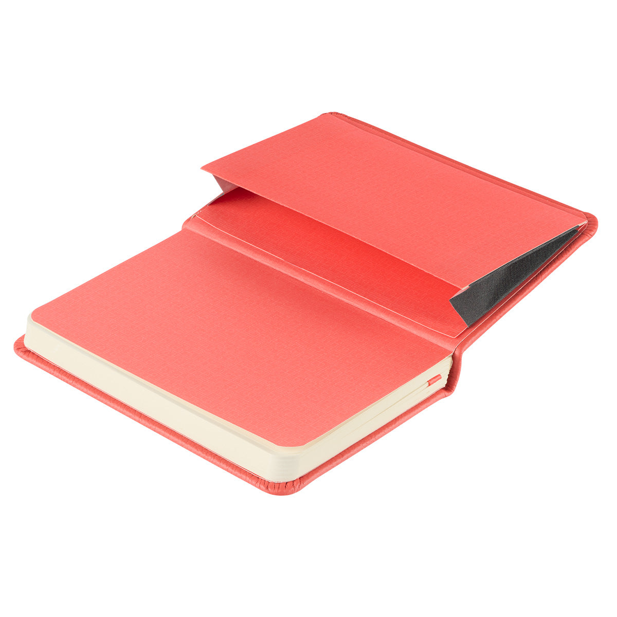 Leatherpress Coral Red Genuine African Leather Pocket Notebook