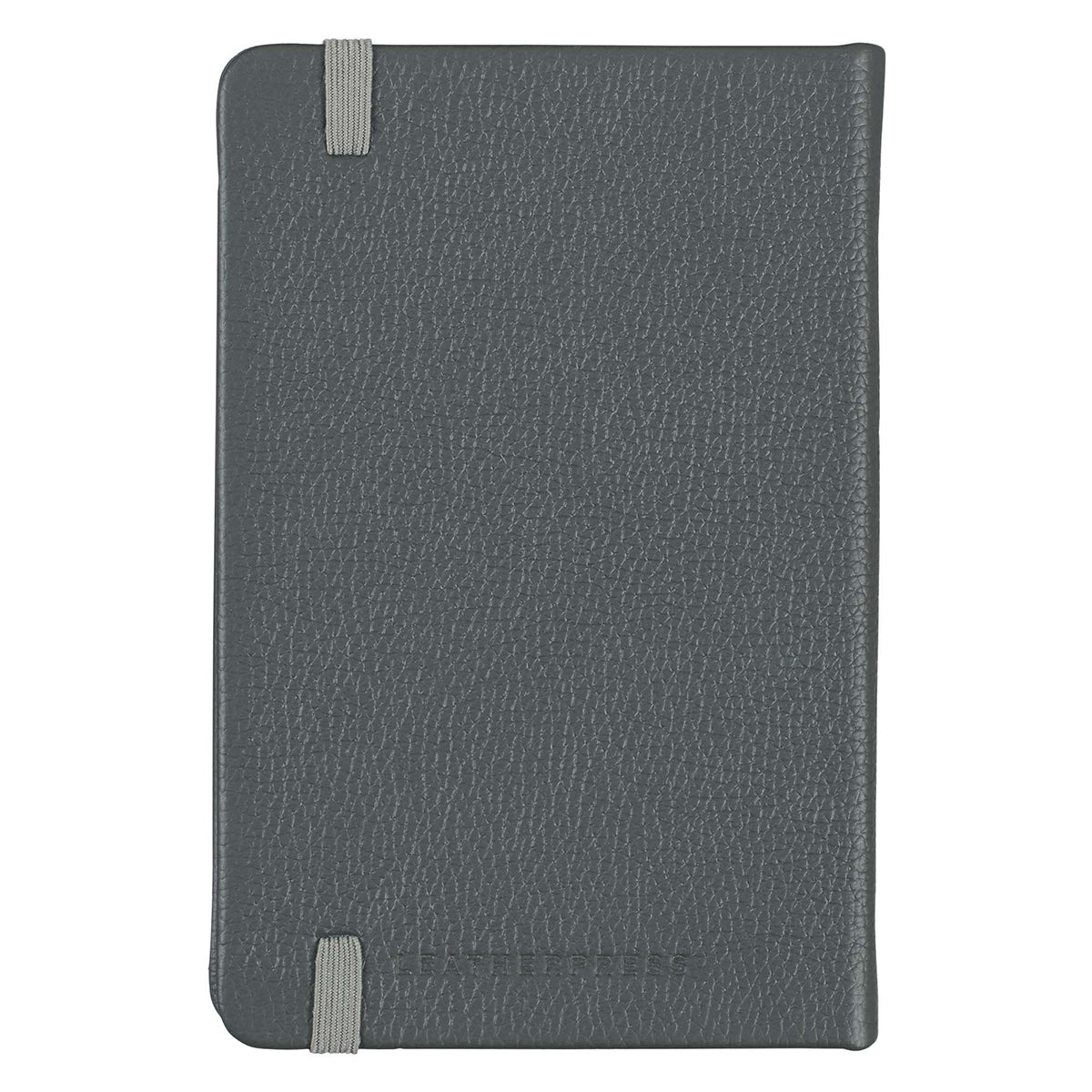 Leatherpress Twilight Grey Genuine African Leather Pocket Notebook