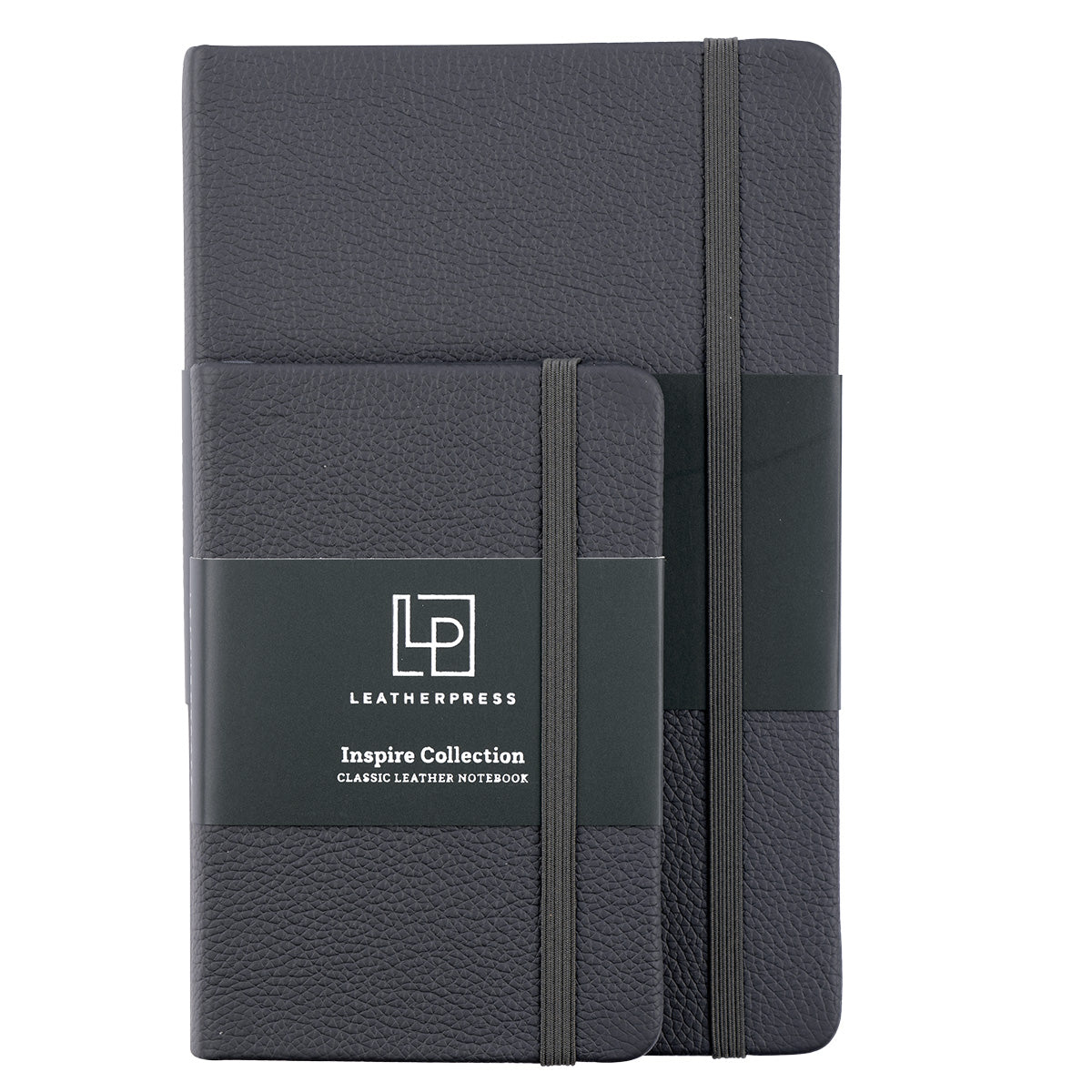 Leatherpress Twilight Grey Genuine African Leather Pocket Notebook