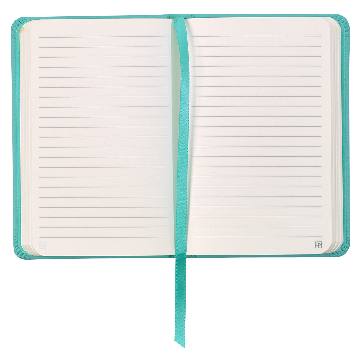 Leatherpress Reef Blue Genuine African Leather Pocket Notebook