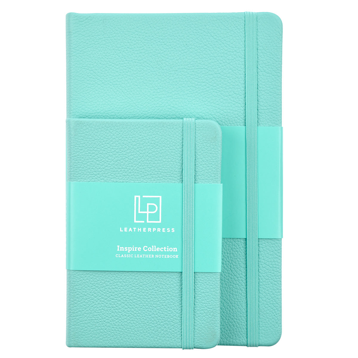 Leatherpress Reef Blue Genuine African Leather Pocket Notebook