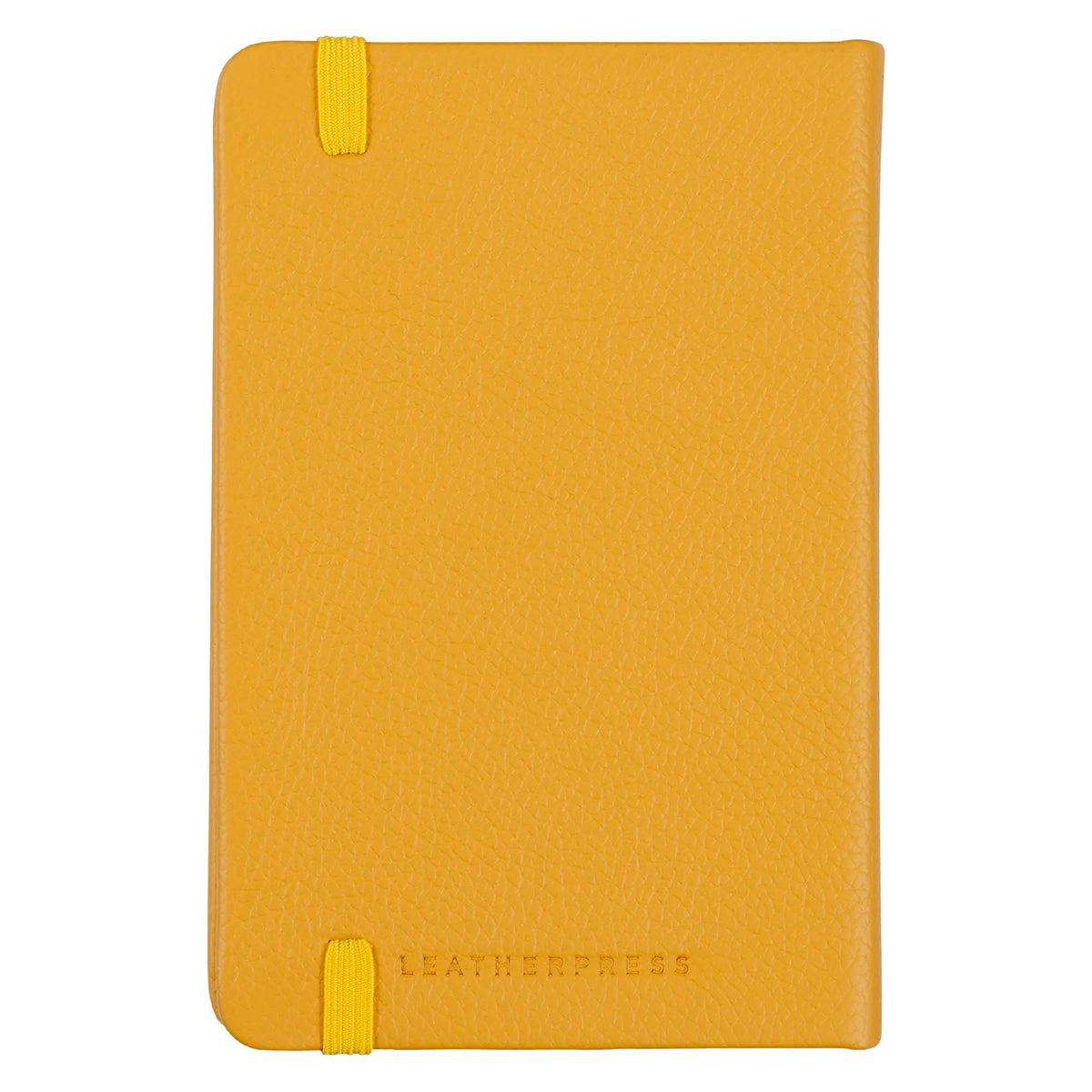 Leatherpress Butter Yellow Genuine African Leather Pocket Notebook