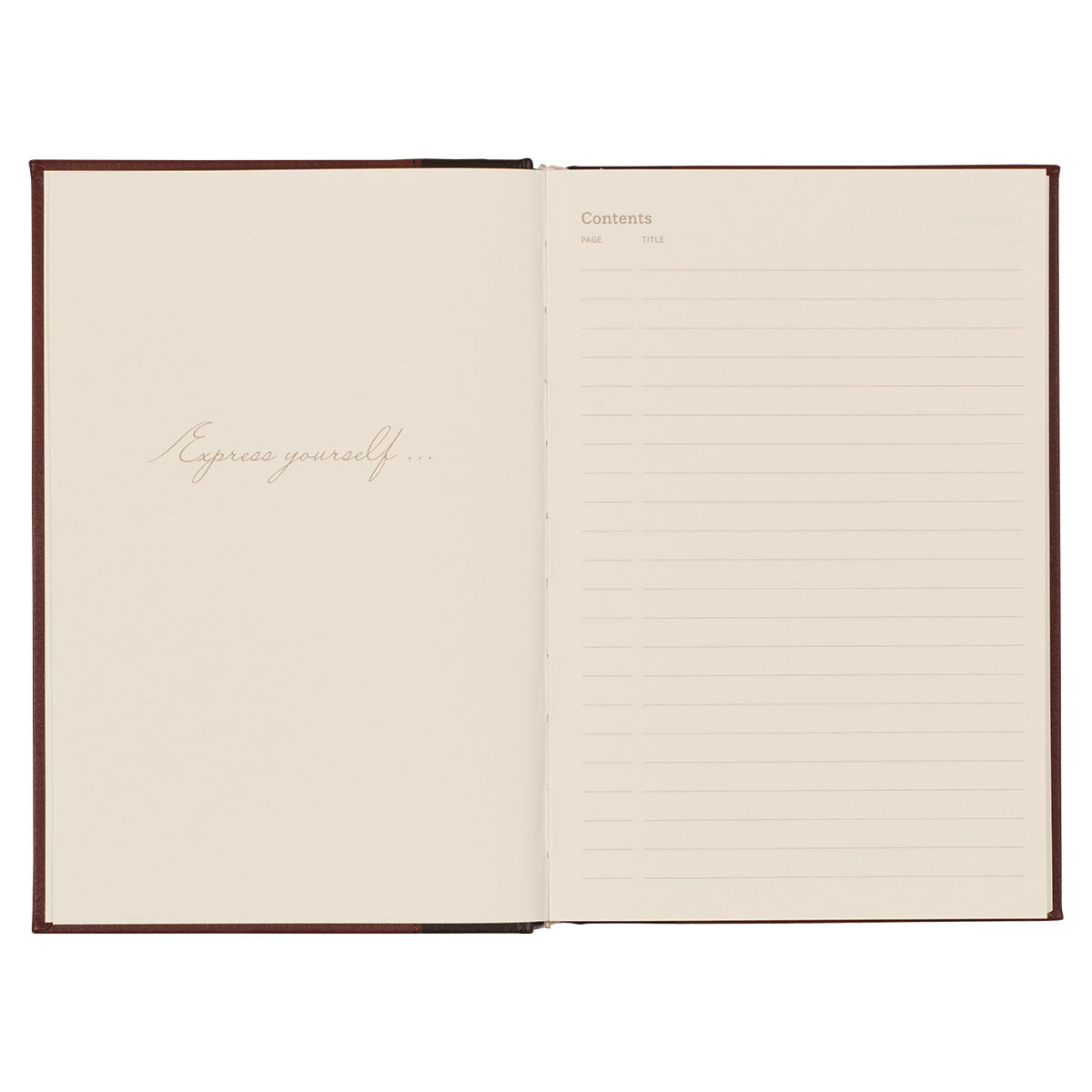 Leatherpress Saddler Genuine African Leather Journal
