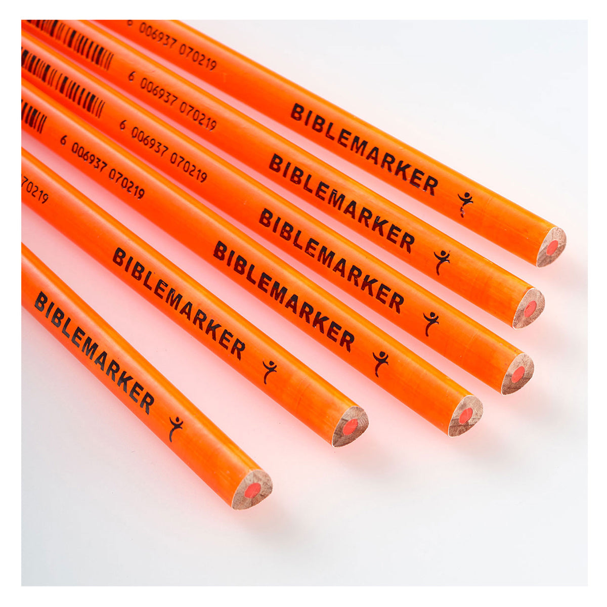 6-Piece Orange Dry Pencil Bible Marker Set