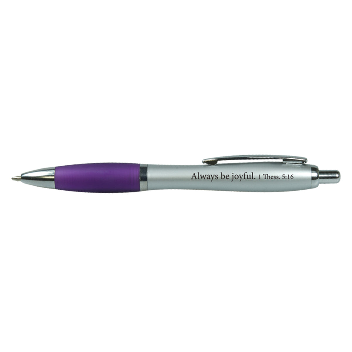 Scribbler: Always Be Joyful Purple (Tub Of 25)(Pens)