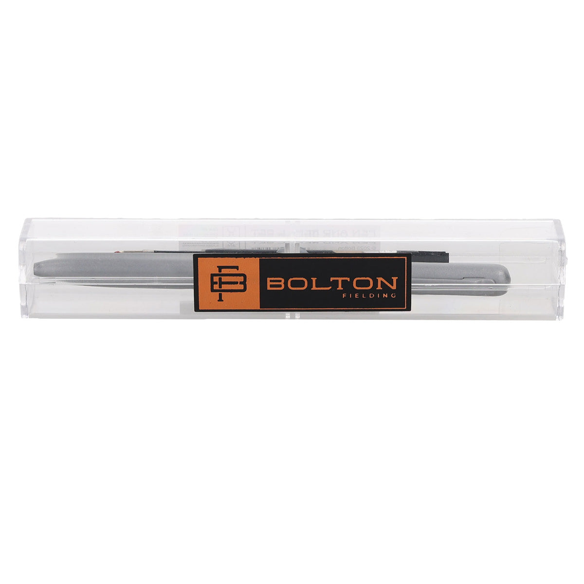 Bolton Twist-Action Silver Pen With Pen Refill In Acrylic Gift Box