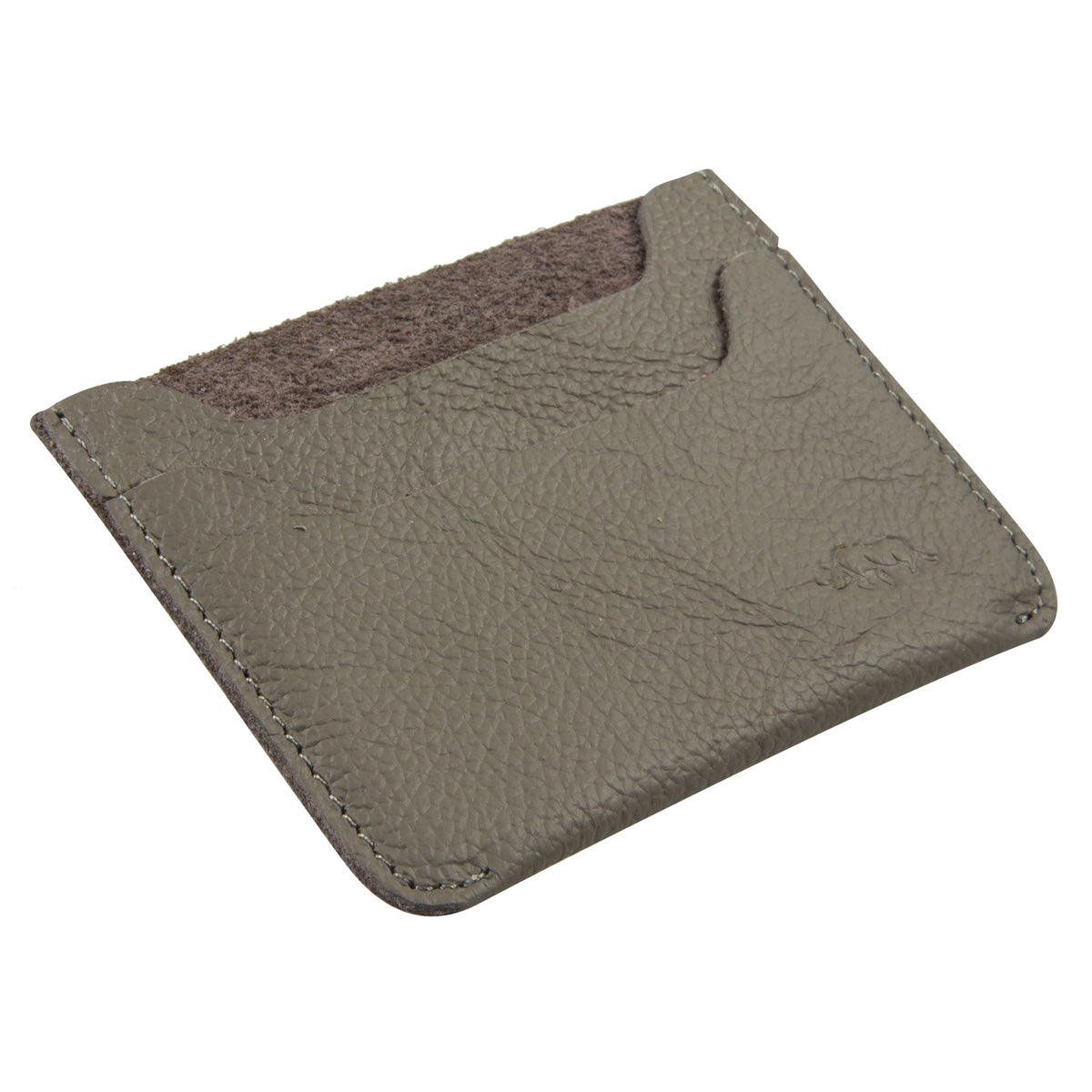 Genuine African Leather Rich Brown Card Holder