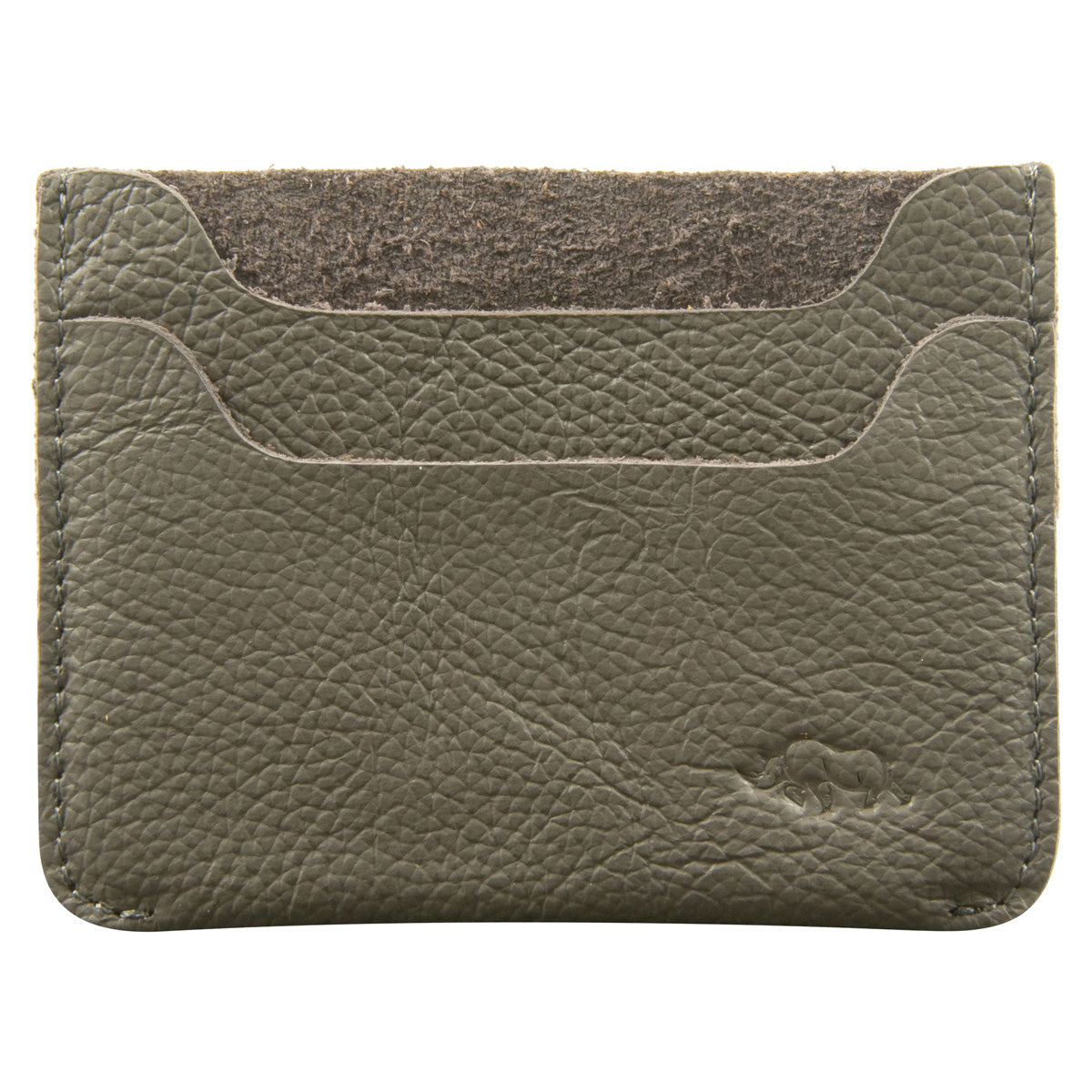 Genuine African Leather Rich Brown Card Holder