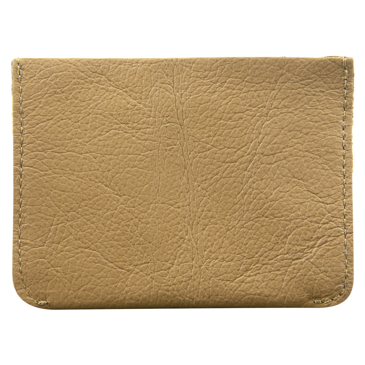 Genuine African Leather Tan Card Holder