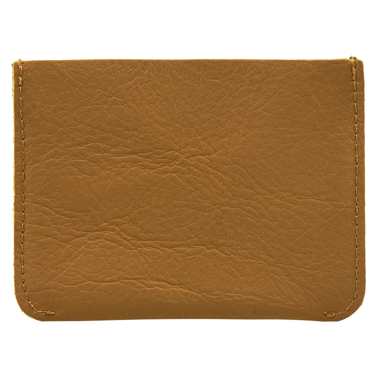 Genuine African Leather Mustard Card Holder